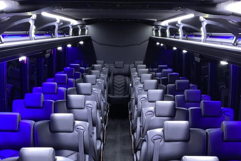Sioux Falls Charter Bus Interior