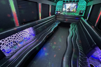 Sioux Falls Limo Bus Interior