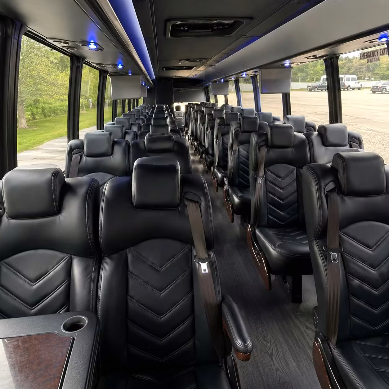 30 passenger minibus interior