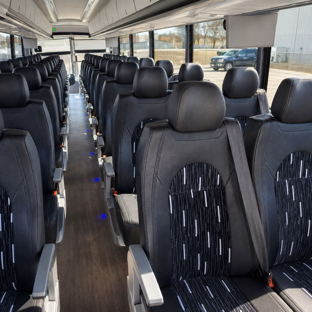 sioux falls charter bus interior